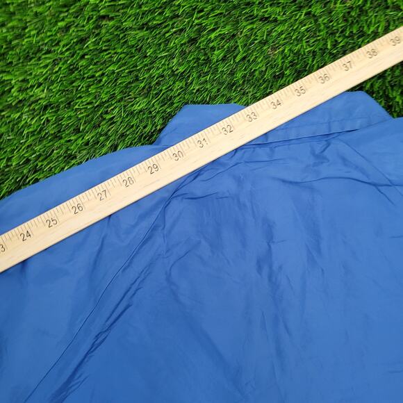 Vintage 80s Starter Coach Jacket Large 24x27 Blue - Picture 5 of 15